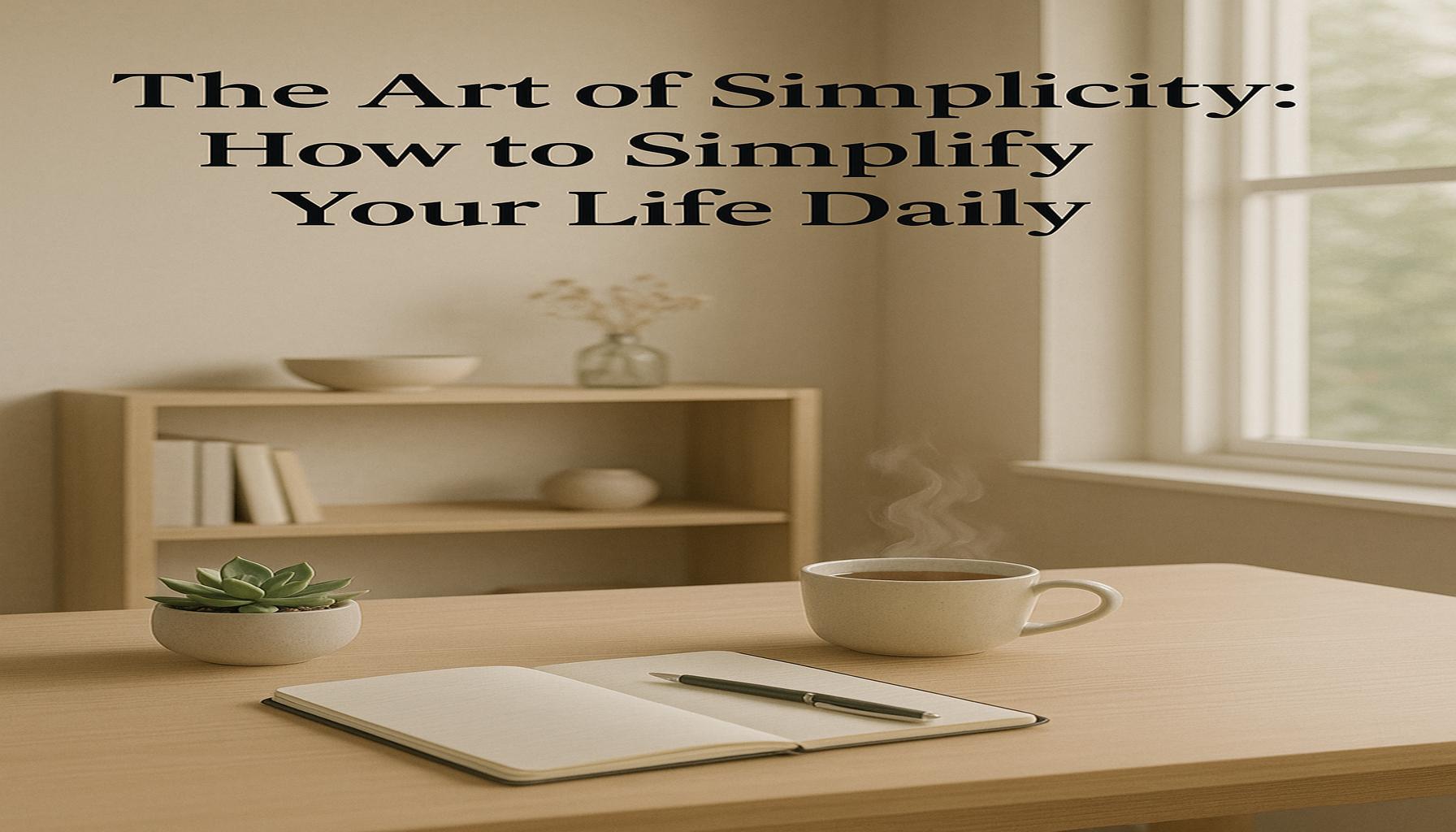 The Art of Simplicity: How to Simplify Your Life Daily